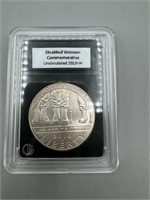 2010-W Disabled Veterans Commemorative UNC $1 Coin