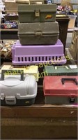 Pet taxi, empty tackle boxes