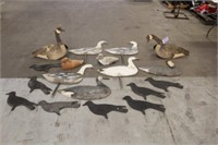 (8) Assorted Snow Goose & Canadian Goose Decoys,