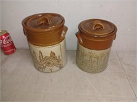 2 Pots de comptoir