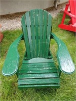 Green Wooden Muskoka Chair