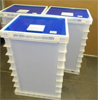 3 Storage Drawers Indigo Frost