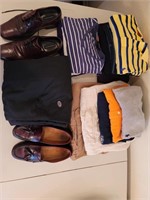 Men's Clothing wit Shoes, Shirts, Shorts, & Pants