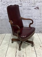 Hancock & Moore Leather Chair w/ Nailhead Trim