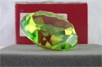 Green Crystal Solitare Paperweight