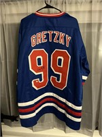 Wayne Gretzky NY Rangers Signed Jersey with COA