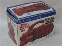 Dirt Devil Hand Vac In Box Powers Up