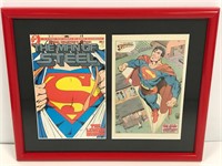 Superman. DC comics cover framed