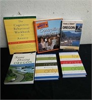 Oregon travel books, and self-help books