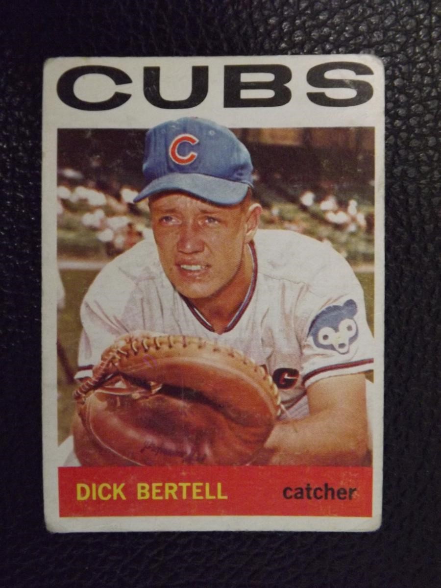 1964 TOPPS #424 DICK BERTELL CHICAGO CUBS