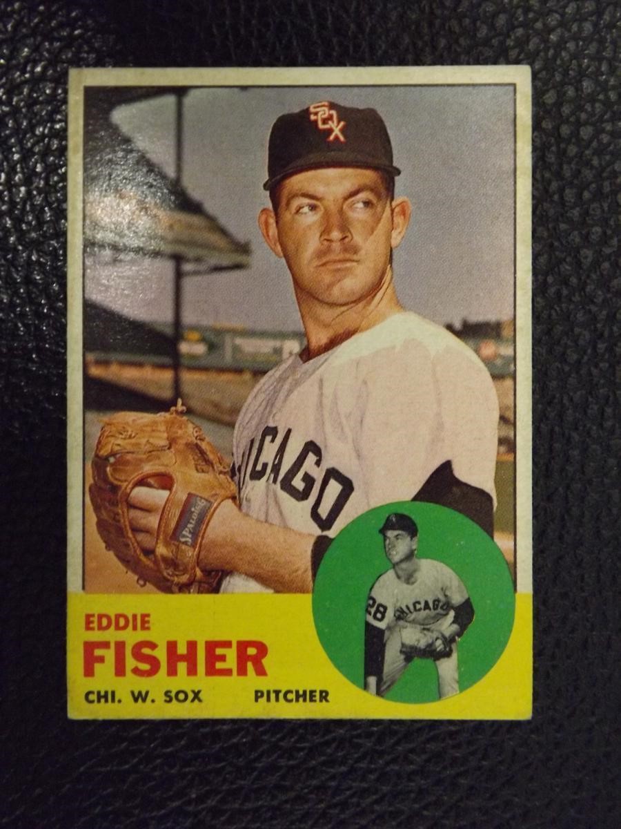 1963 TOPPS #223 EDDIE FISHER CHICAGO WHITE SOX