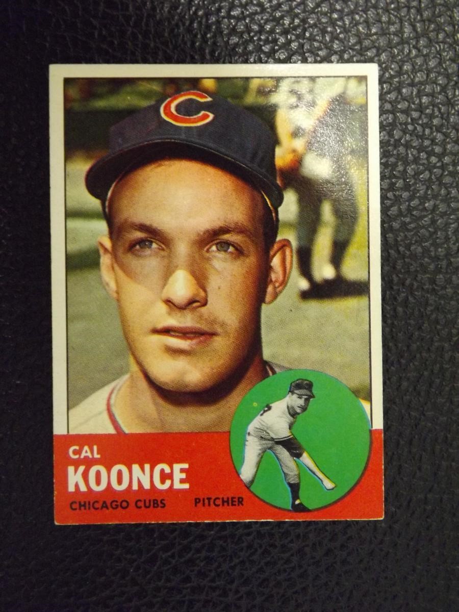 1963 TOPPS #31 CAL KOONCE CHICAGO CUBS