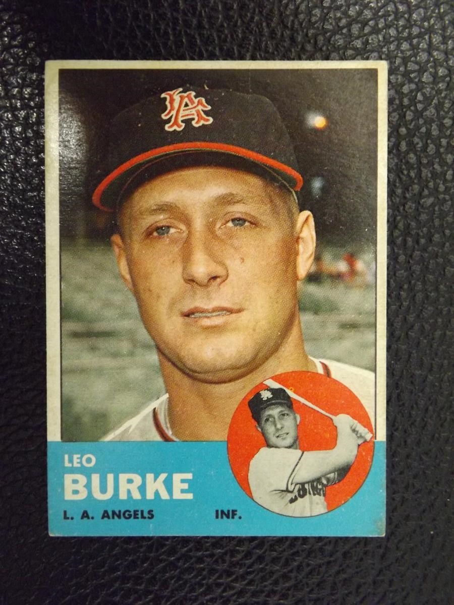 1963 TOPPS #249 LEO BURKE LOS ANGELES ANGELS