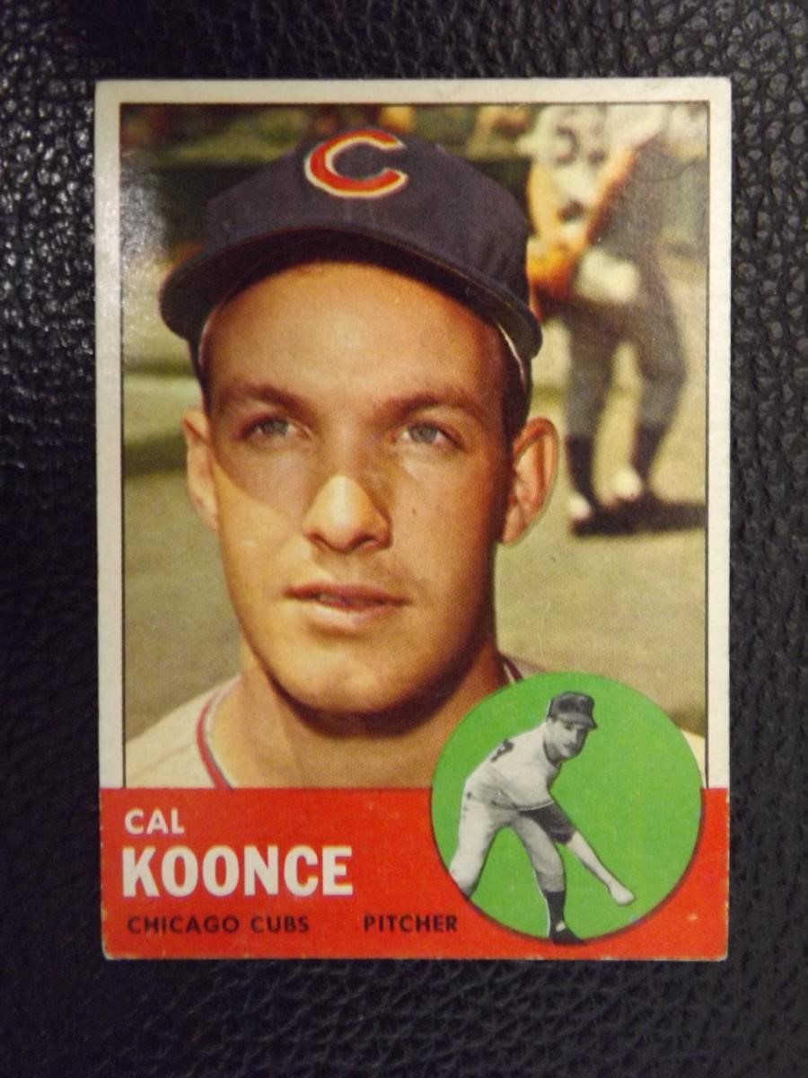 1963 TOPPS #31 CAL KOONCE CHICAGO CUBS