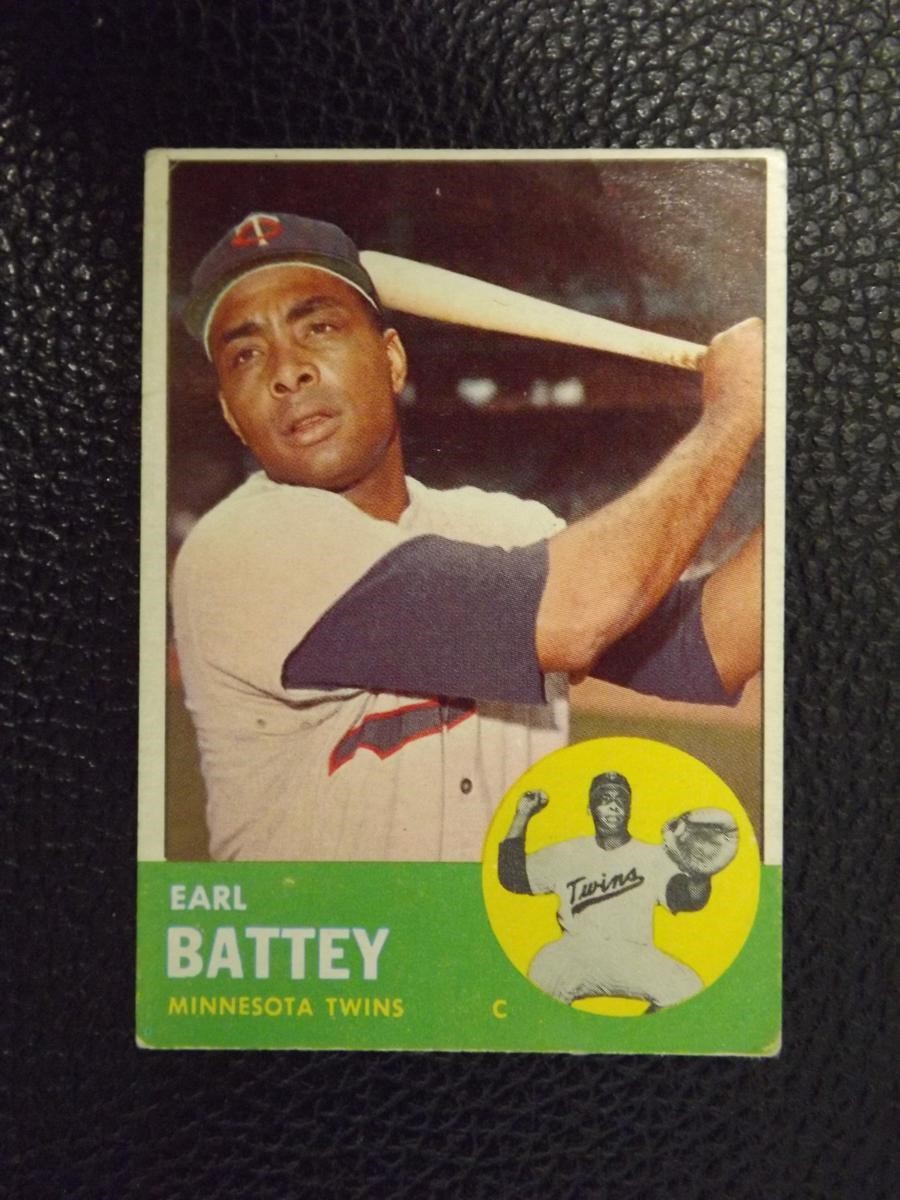 1963 TOPPS #410 EARL BATTEY MINNESOTA TWINS