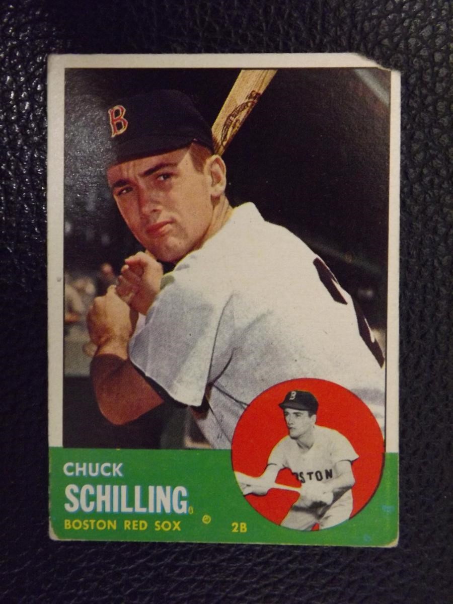 1963 TOPPS #52 CHUCK SCHILLING RED SOX