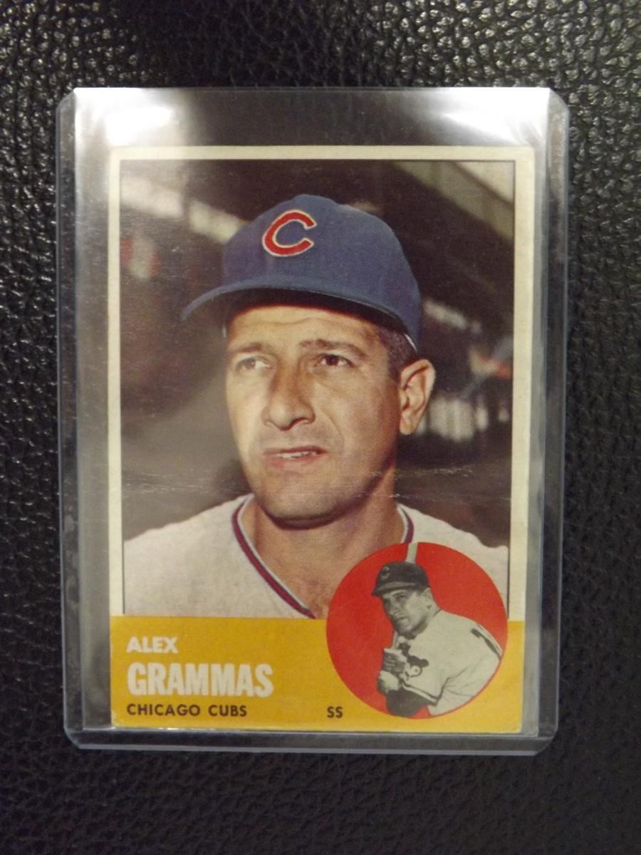 1963 TOPPS #416 ALEX GRAMMAS CHICAGO CUBS