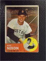 1963 TOPPS #168 RUSS NIXON BOSTON RED SOX
