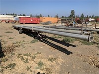 IRRIGATION TRAILER WITH PIPE