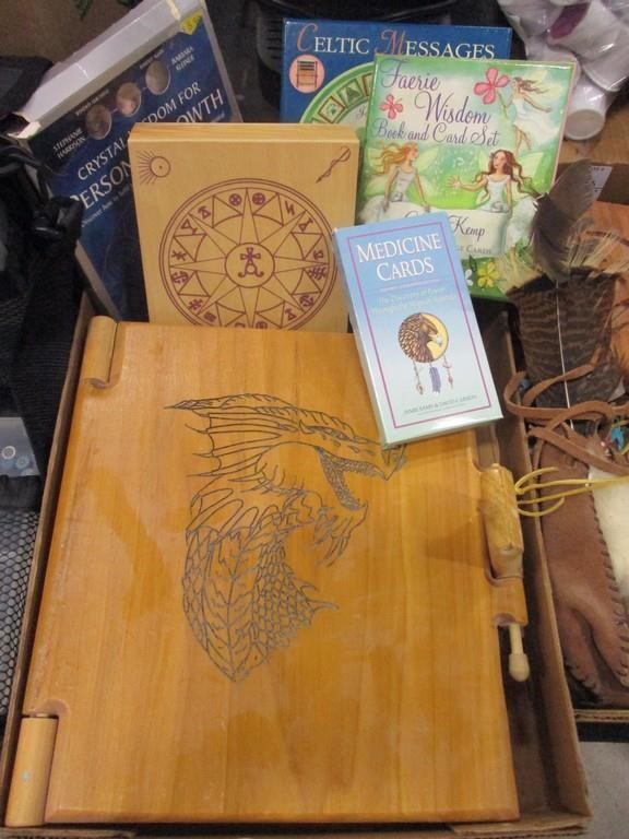 Celtic Messages, Wooden Journal, Other Items
