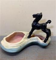 Hulls Pottery Horse Planter