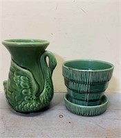 USA & McCoy Vase & Planter