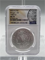 2023 NCG MS70 Fiji Silver $1"1883 CC" Morgan Dolla