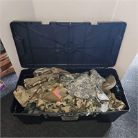 Modern Day Camo and storage trunk