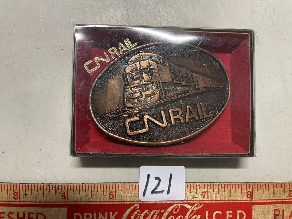 NICE CN RAIL CAST BELT BUCKLE