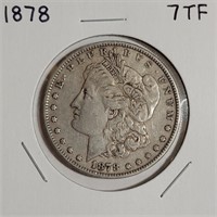 1878 - MORGAN SILVER DOLLAR (2)