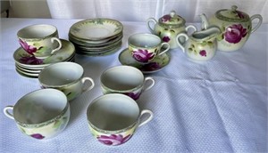 Vintage Nippon Hand Painted Tea Set
