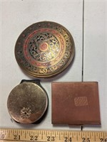 3 vintage compacts