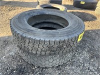 (2) 245/75R22.5 Tires