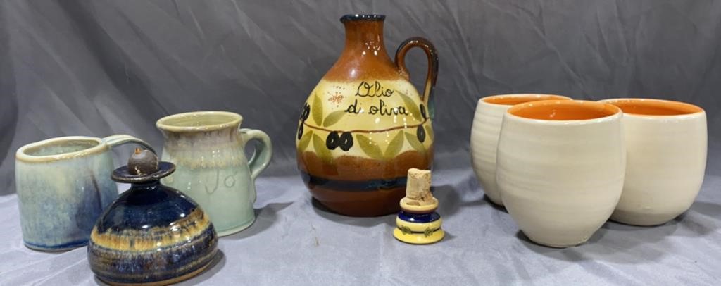 SW Hand Thrown Pottery  & Other Mugs