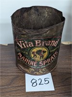 Vintage Vita Brand Marine Sprats Sardine Can