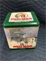 Collectible Red Man Chewing Tobacco Tin Whitetail