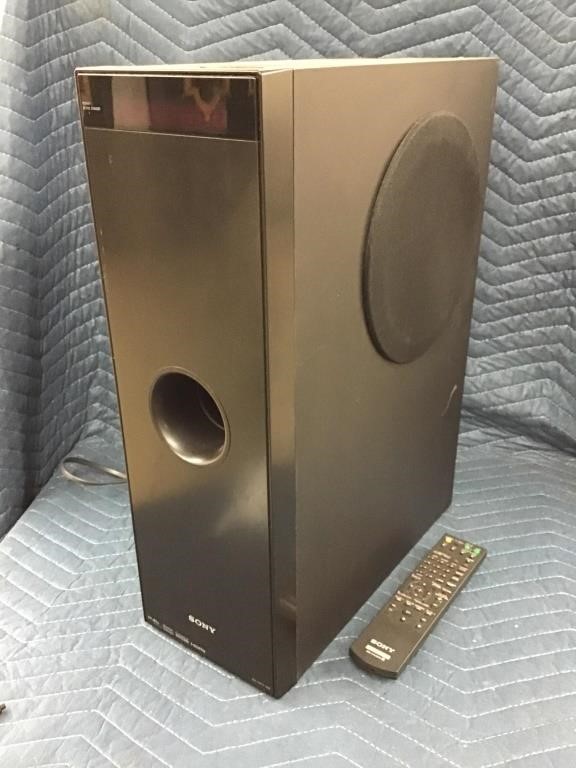 Sony Active Subwoofer with Remote Works