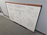 6 foot white board