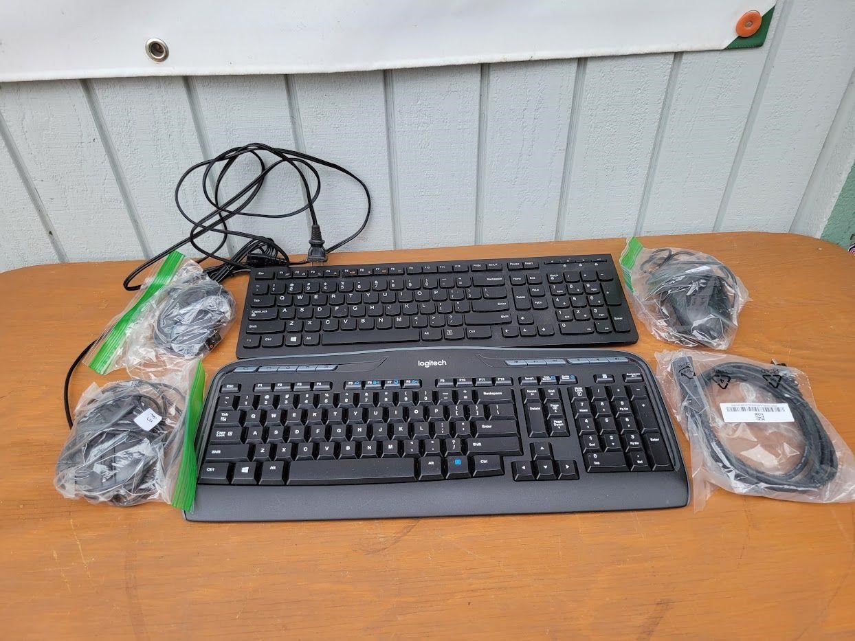 (2) Keyboards & (3) Mice