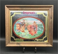 SEAGRAMS LIQOUR 7 CROWNS SPORTS COLLECTION MIRROR