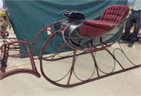 Horse Drawn Sleigh, w/Offset Style Shafts