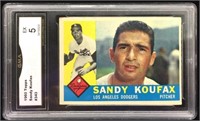1960 Topps Sandy Koufax LA Dodgers Card