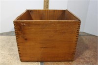 Vintage Dove Tailed Wooden Box