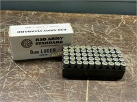 50 ROUNDS OF 9MM