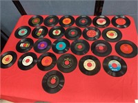 Lot of 25 vintage 45 records Beatles
