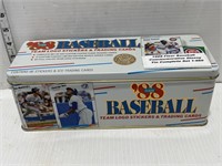 1988 Fleer baseball commemorative glossy tin