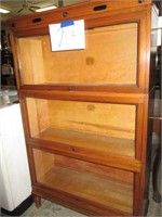 3 SECTION BARRISTER BOOK CASE