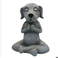 QTY 4 New Zen Yoga Namaste Buddha Meditating Dog
