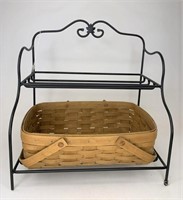 Wrought  iron Bakers rack with small gathering