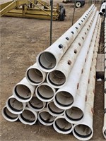 (15) 8" Plastic Gated Pipe